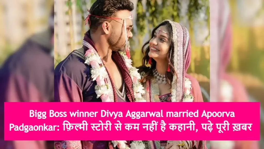 Bigg Boss winner Divya Aggarwal married Apoorva Padgaonkar