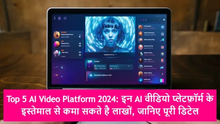 Top 5 AI Video Platform 2024: इन AI वीडियो प्लेटफ़ॉर्म के इस्तेमाल से कमा सकते है लाखों, जानिए पूरी डिटेल